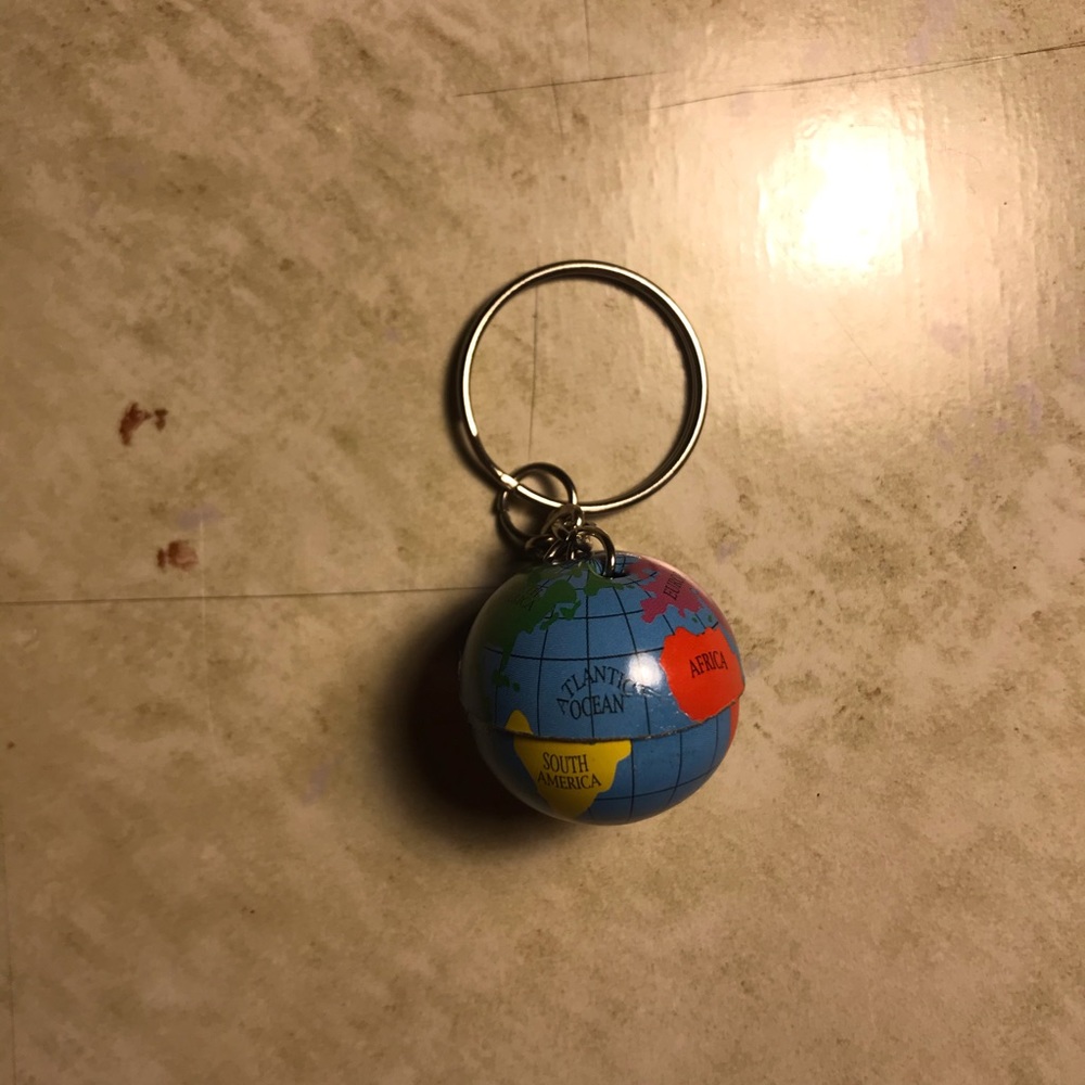 Globe keychain